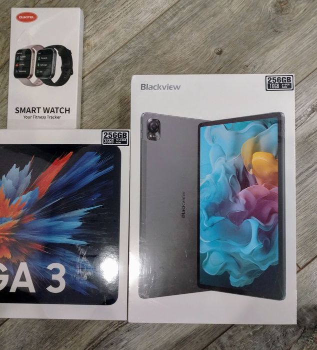 Планшет Blackview MEGA 12+24/256GB 12.1" IPS 2.5К + Смарт годинник