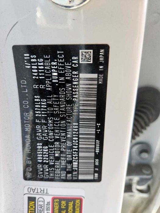 Honda Clarity Touring 2018