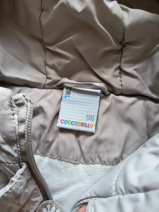 Kurtka zimowa z rękawiczkami Coccodrillo 98