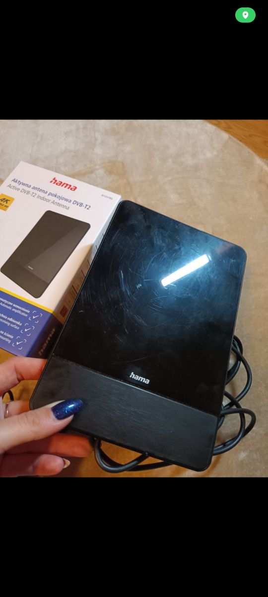 Aktywna antena pokojowa DVB-T2 hama