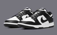 Dunk low black and white