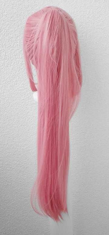 Kaoru Sakurayashiki SK8 cosplay wig różowa długa peruka z kitką