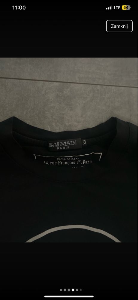 Koszulka tshirt balmain rozmiar xs