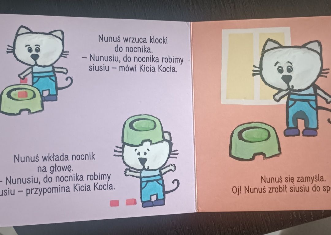 Kicia Kocia i Nunuś ,,Na nocniku''