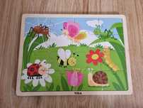 Puzzle drewniane dla niemowlaka