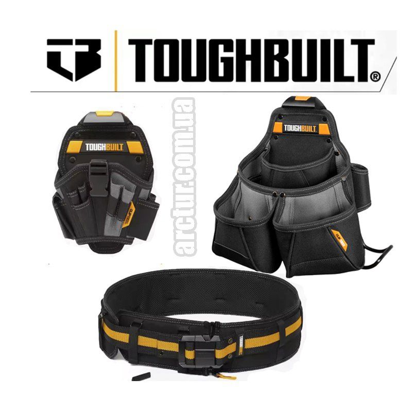 Комплект toughbuilt пояс для інструментів ТB-CT-116K кобура для дрели