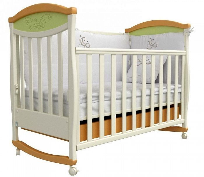 Ліжечко ліжко дитяче Верес з матрасом  кровать детская