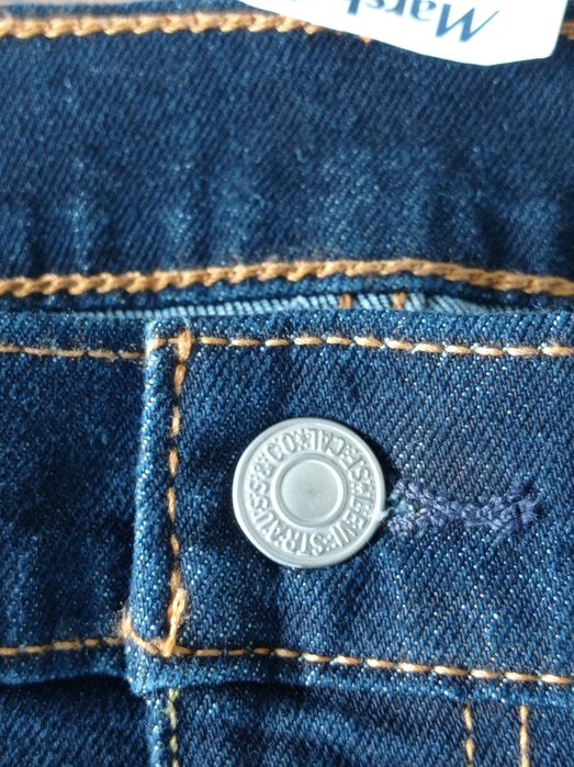 Oryginalne spodnie jeansowe Levi's Strauss 505 Regular nowe za1/3 ceny