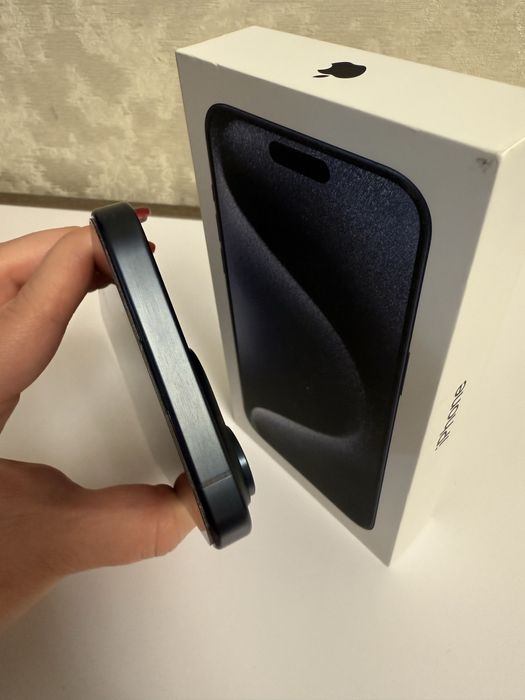 Iphone 15 pro max blue titanium 256gb neverlock