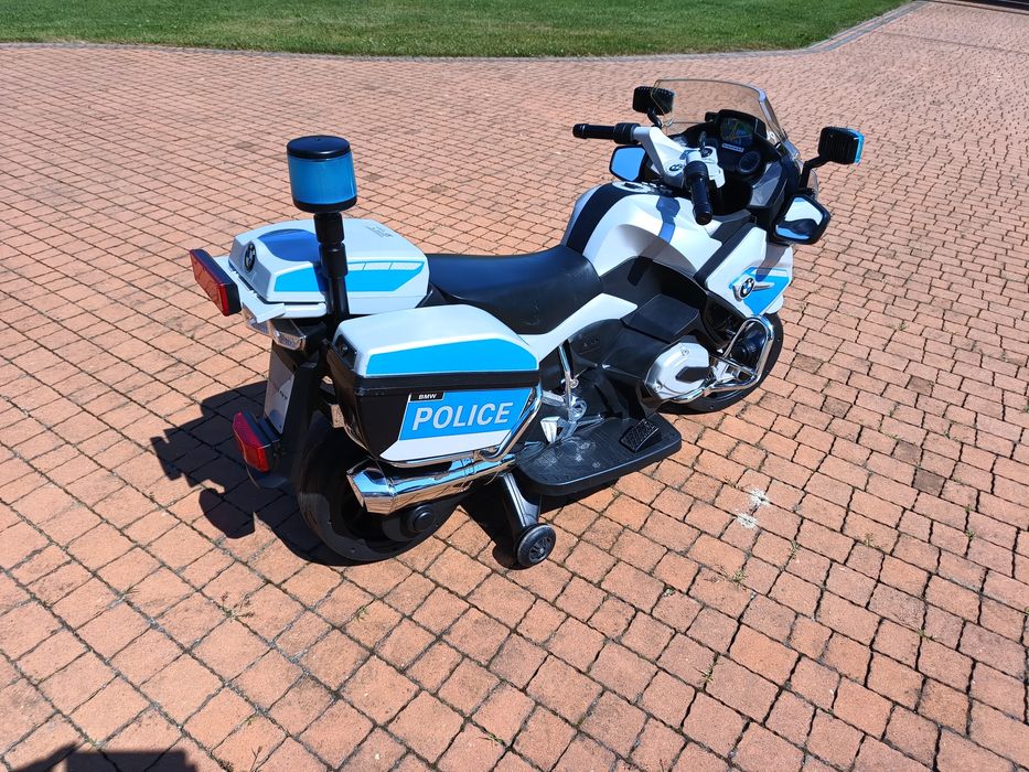 Motorek policyjny BMW na akumulator