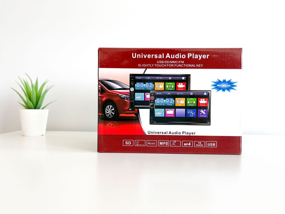 Rádio de 7 Polegadas c/ comando - NOVO