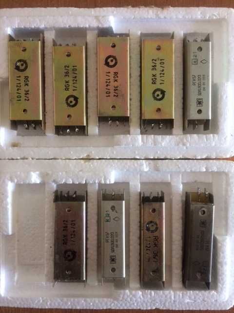 Герконы, реле  RGK36/1, RGK36/2, RGK17 и реле РЭС54 РЭС59...