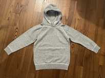 Bluza z kapturem H&M 110-116 z dzianiny