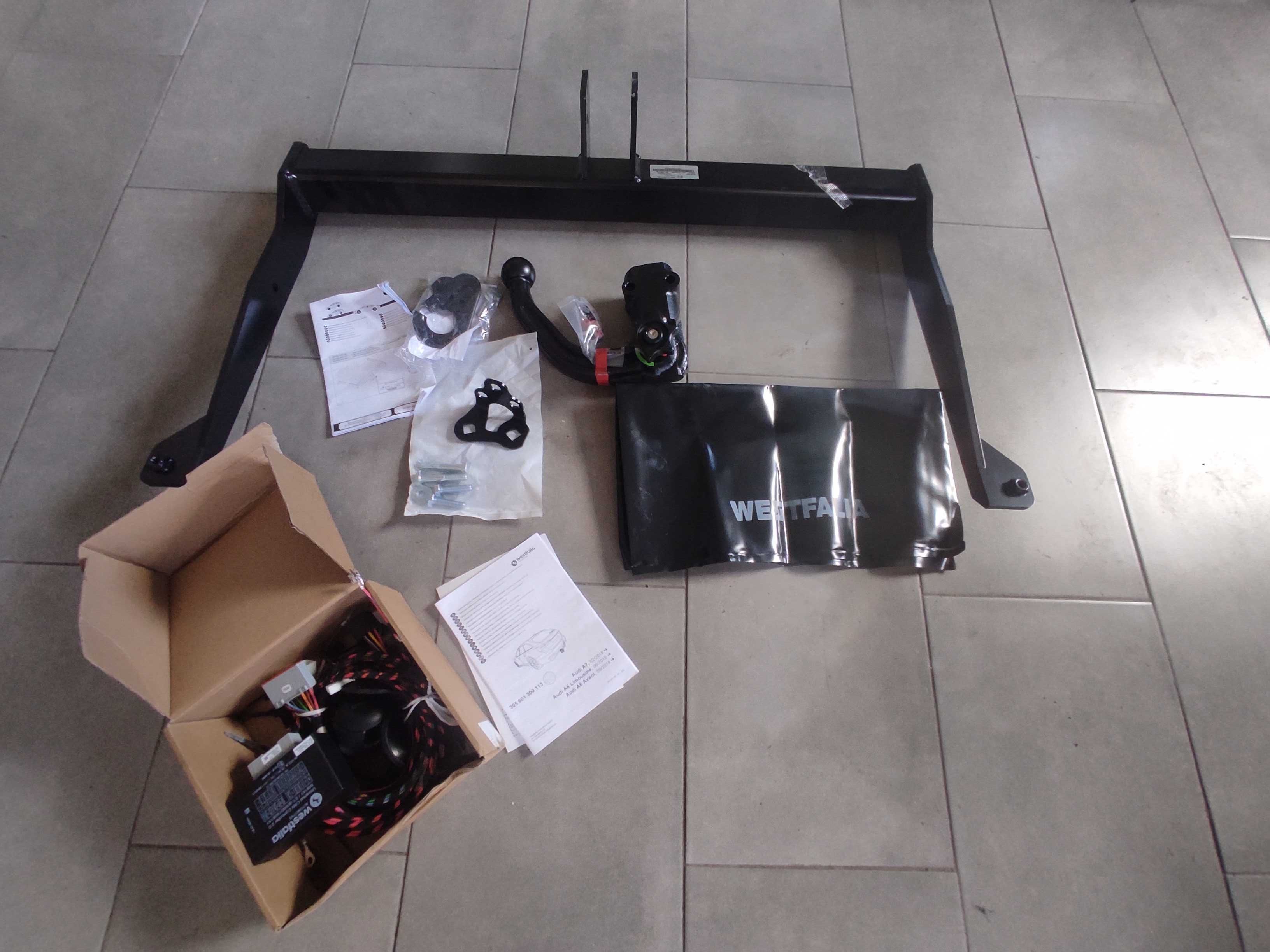 Nowy Oryginalny odpinany Hak holowniczy Audi A6 C8 instalacja modu