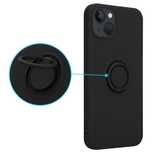 Etui Silicon Ring Do Samsung A53 5G Czarny