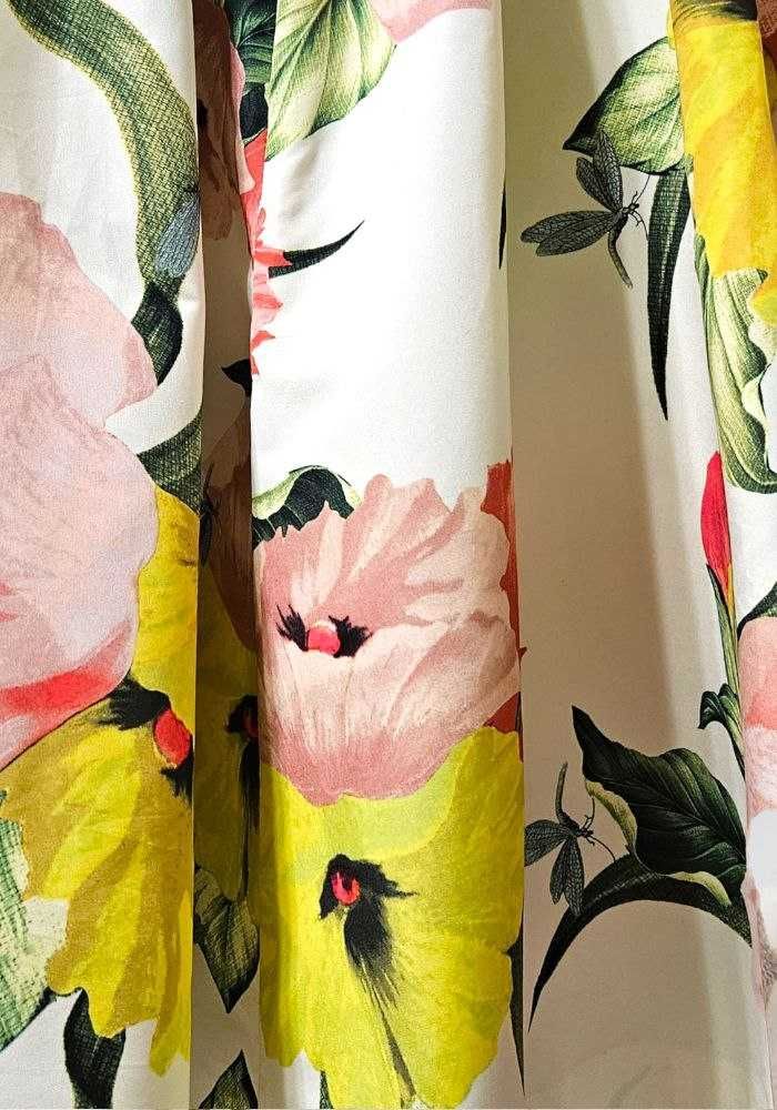 Платье с пышной юбкой в цветочный принт Ted Baker, р. S/M