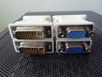 Adaptador DVI-I analógico 24+5 pin para VGA