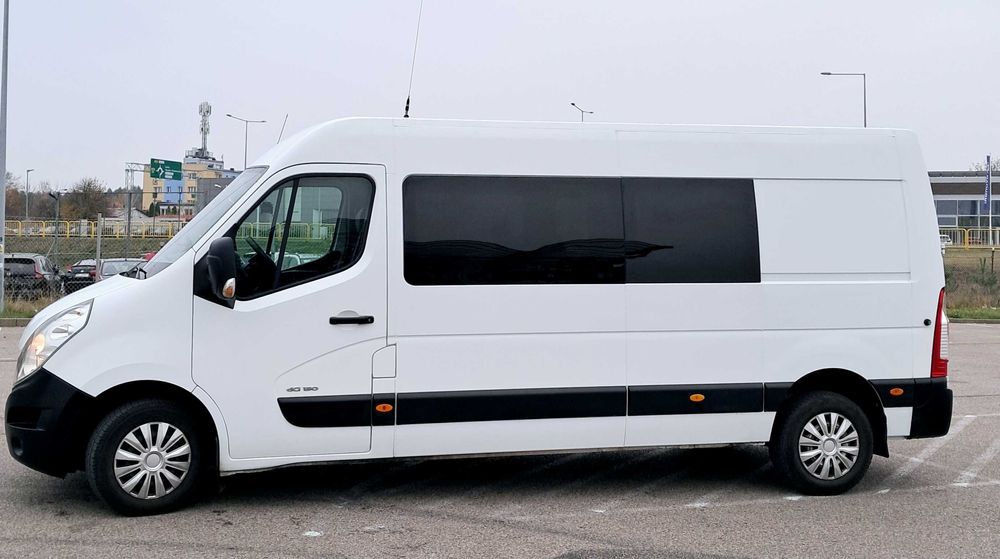Renault Master III max 9os. webasto, klima, konfiguracja foteli