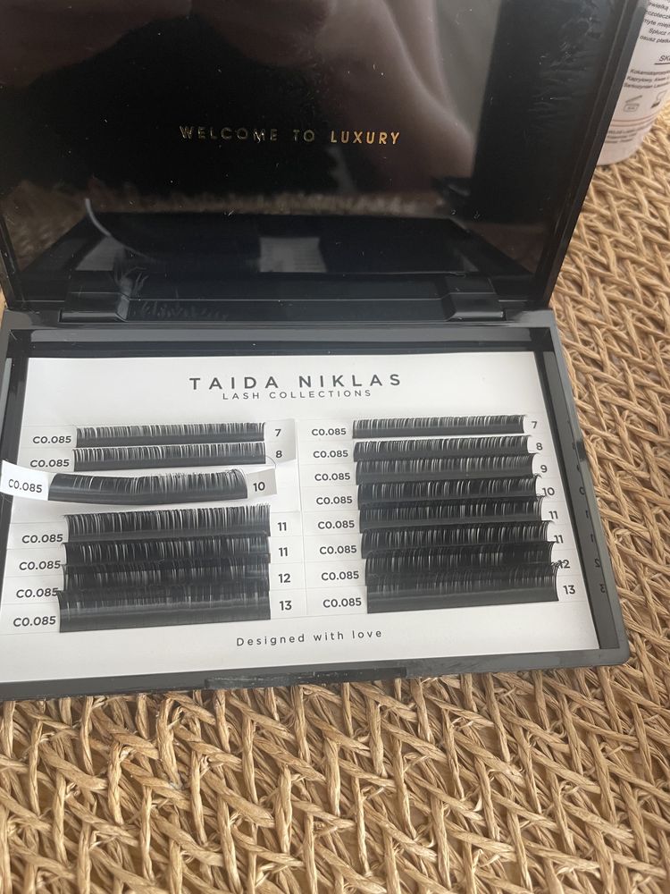 Zestaw taida niklas primer cleaner szampon rzesy C0,085mix7-13+gratisy