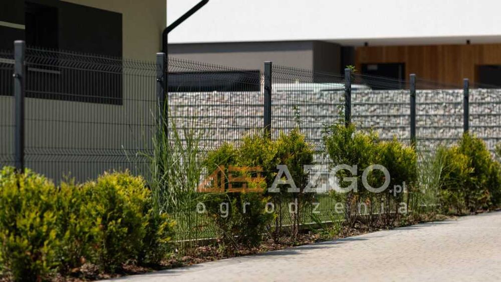 Panele ogrodowe 3D 2D ogrodzenie panelowe / Słupek / Beton / komplet