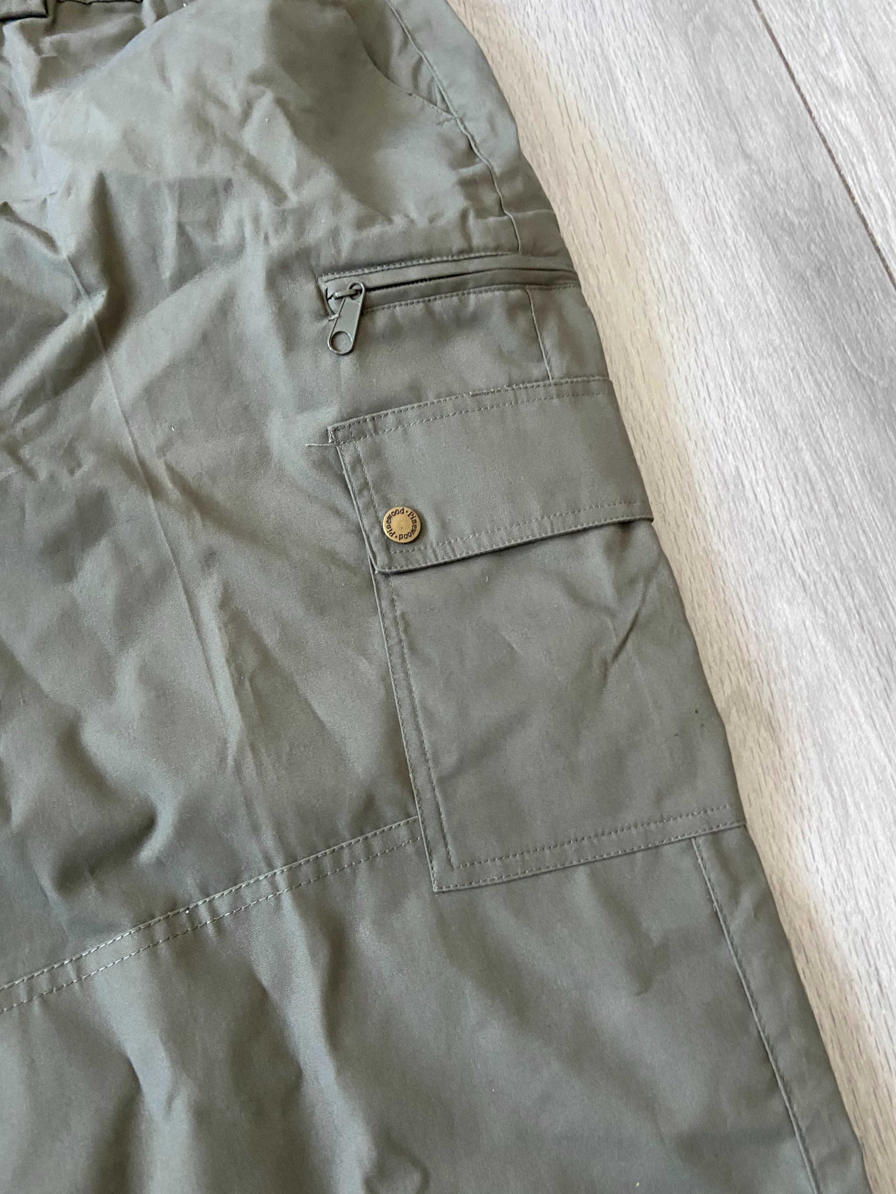 Spodnie męskie leśne do lasu terenowe zielone khaki Pinewood r. XXL