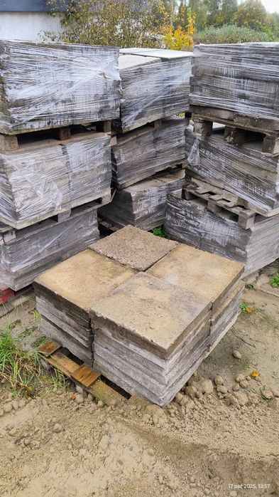 Sprzedam płyty chodnikowe 50x50 rozbiórkowe