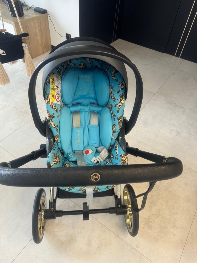 Cybex Priam 2.0 Jeremy Scott Cherubs Blue 3w1  ( cały zestaw )