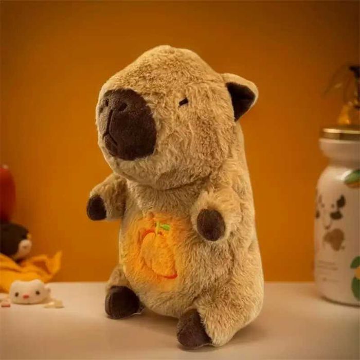 Плюшевая игрушка Capybara Soft Night Light, игрушка для объятий и сна