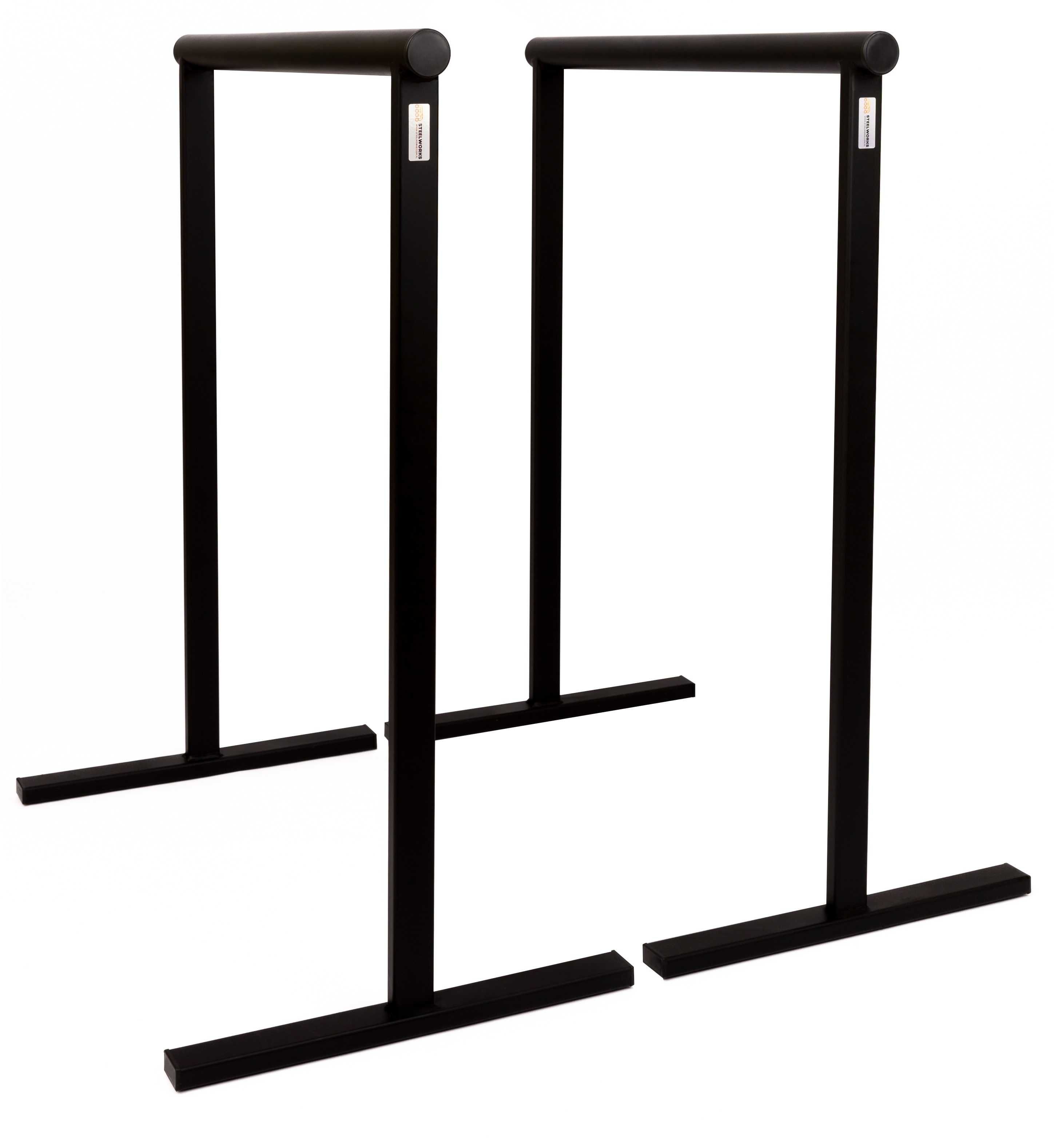 Wysokie poręcze stacjonarne do ćwiczeń, dipów, 91 cm, komplet, 2szt.