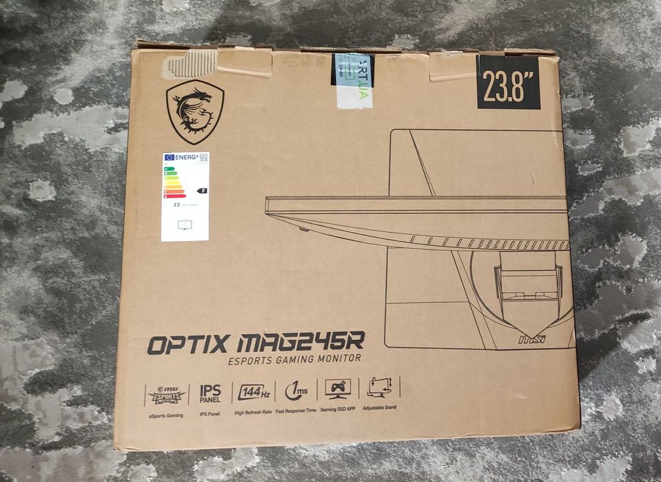 Монітор MSI Optix MAG245R 144Гц 24 FullHD IPS