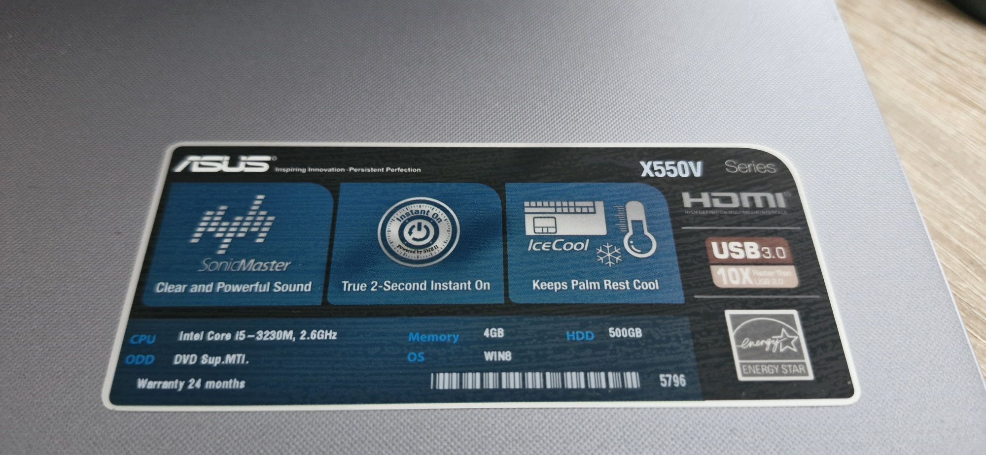 Laptop Asus - x55ov Siries