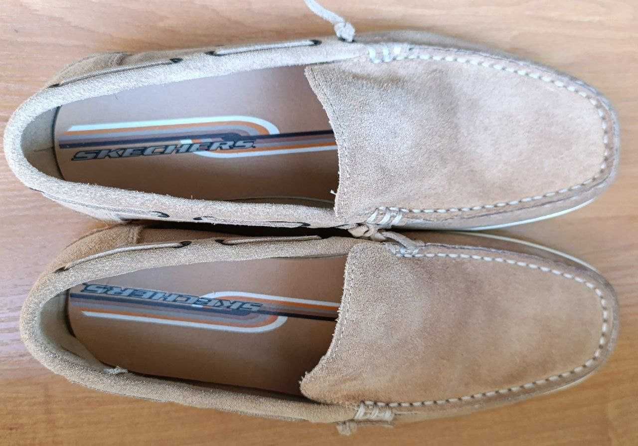Мокасини нубук чоловічі Skechers, US 9 (42р) 27,7 см