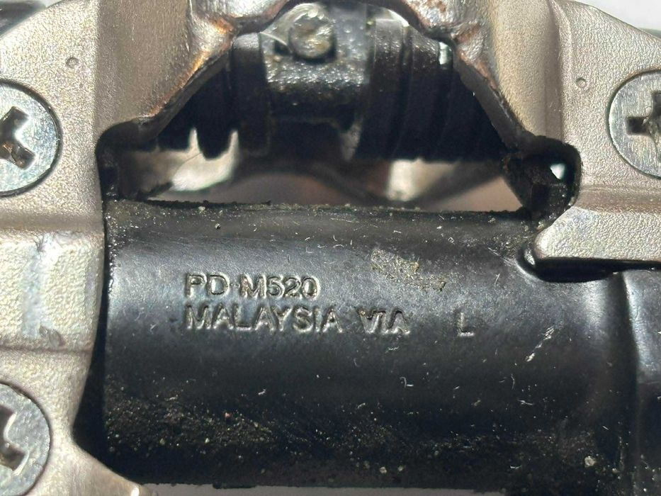 Dwie pary RAZEM - Pedały rowerowe Shimano  PD-M636 i PD-M520 używane