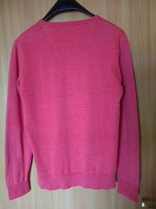 TOM TAILOR Elegancki męski sweter, 100% Bawełna, Rozmiar S/M