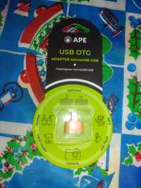 Перехідник переходник USB OTG microUSB - USB