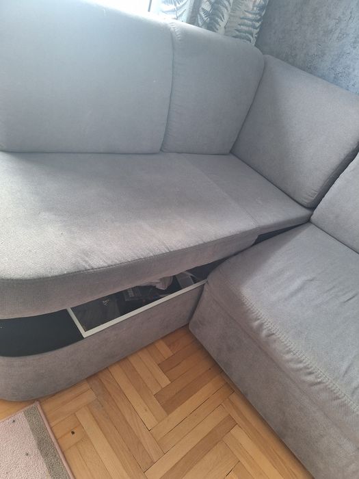 Narożna kanapa rozkładana