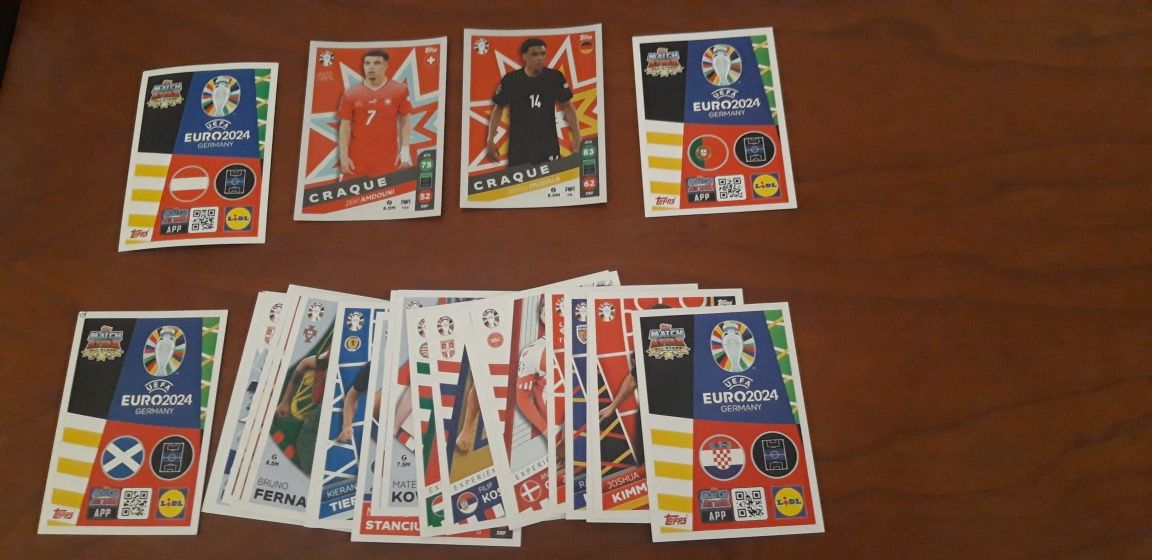 Cartas Euro 2024/ Match attax