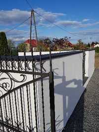 daszki betonowe na murki ogrodzenia 31x100 płaskie