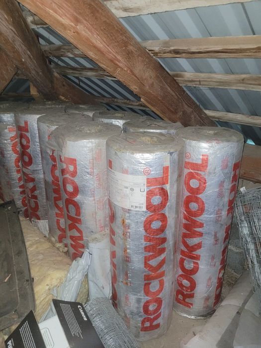 Otulina, izolacja 100mm ROCKWOOL 800  wełna mineralna, skalna na rury
