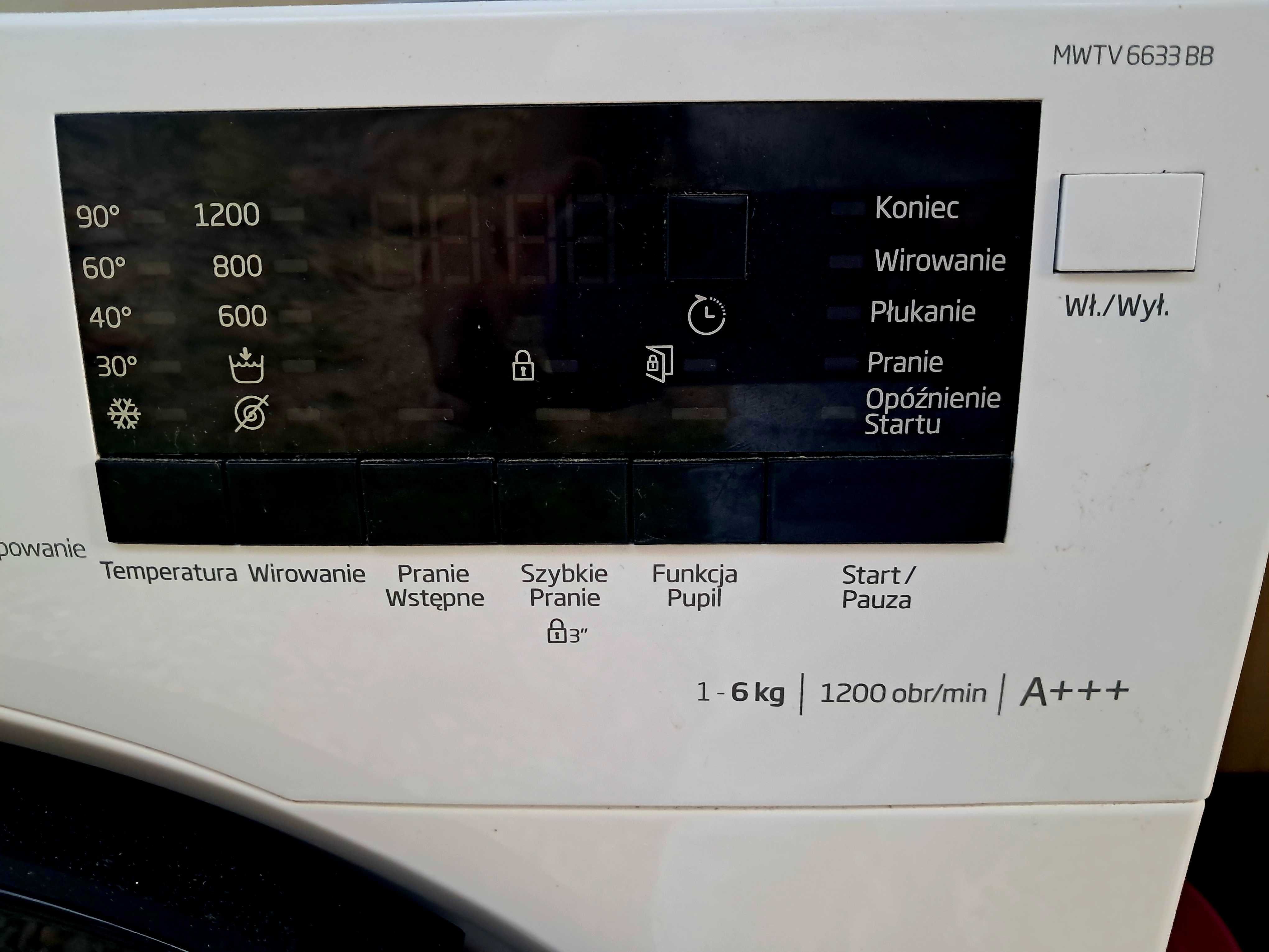Pralka BEKO 6 kg załadunku/ 1200 Obr./min Możliwość transportu BDB