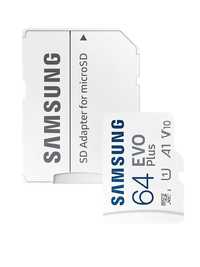 Карта пам'яті Samsung Evo Plus microSDXC 64GB UHS-I U1 V10 A1