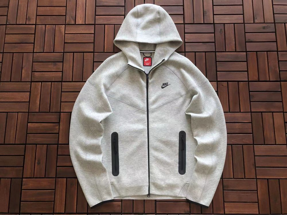 Зіп худі Nike tech fleece сіра 2024 М-ХХL найк
