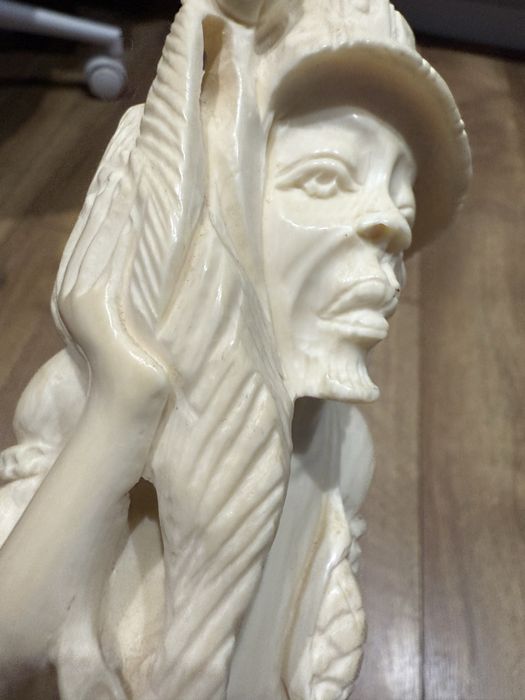 Африканская, китайская статуэтка изделие фигурка сл. kоsть антиквариат