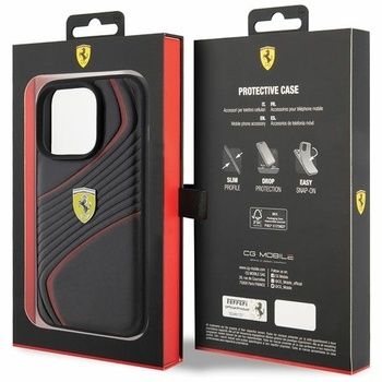 Oryginalne Etui FERRARI hardcase Twist Metal Logo do Iphone 15 Pro Max