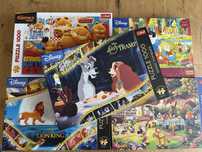 Puzzle Disney Trefl 1000 el. 600 el. 4 paczki plus jedna gratis
