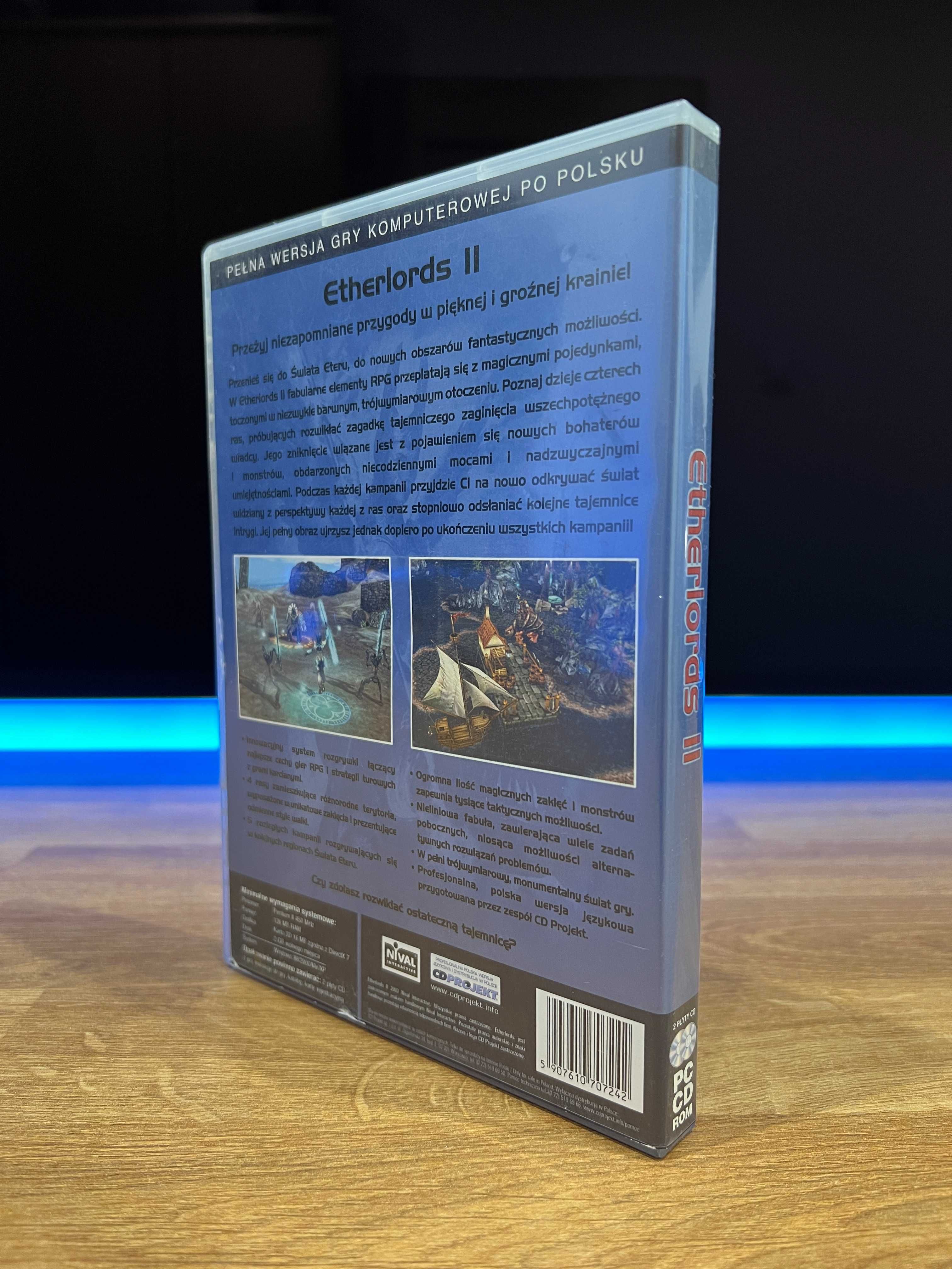 Etherlords II 2 (PC PL 2003) DVD BOX polskie wydanie eXtra klasyka