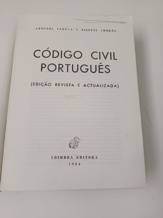 Codigo civil - Antunes varela