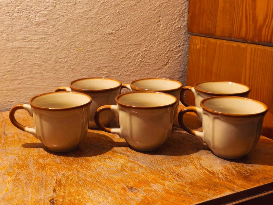 Filiżanka Nostalgia Porcelit Pruszków PRL (jaśniejsze uszka)