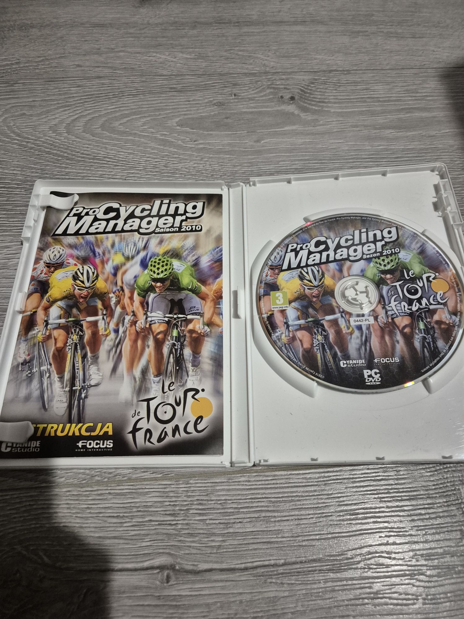 Gry PC Virtua tennis, beijing 2008, pro cycling manager, pure