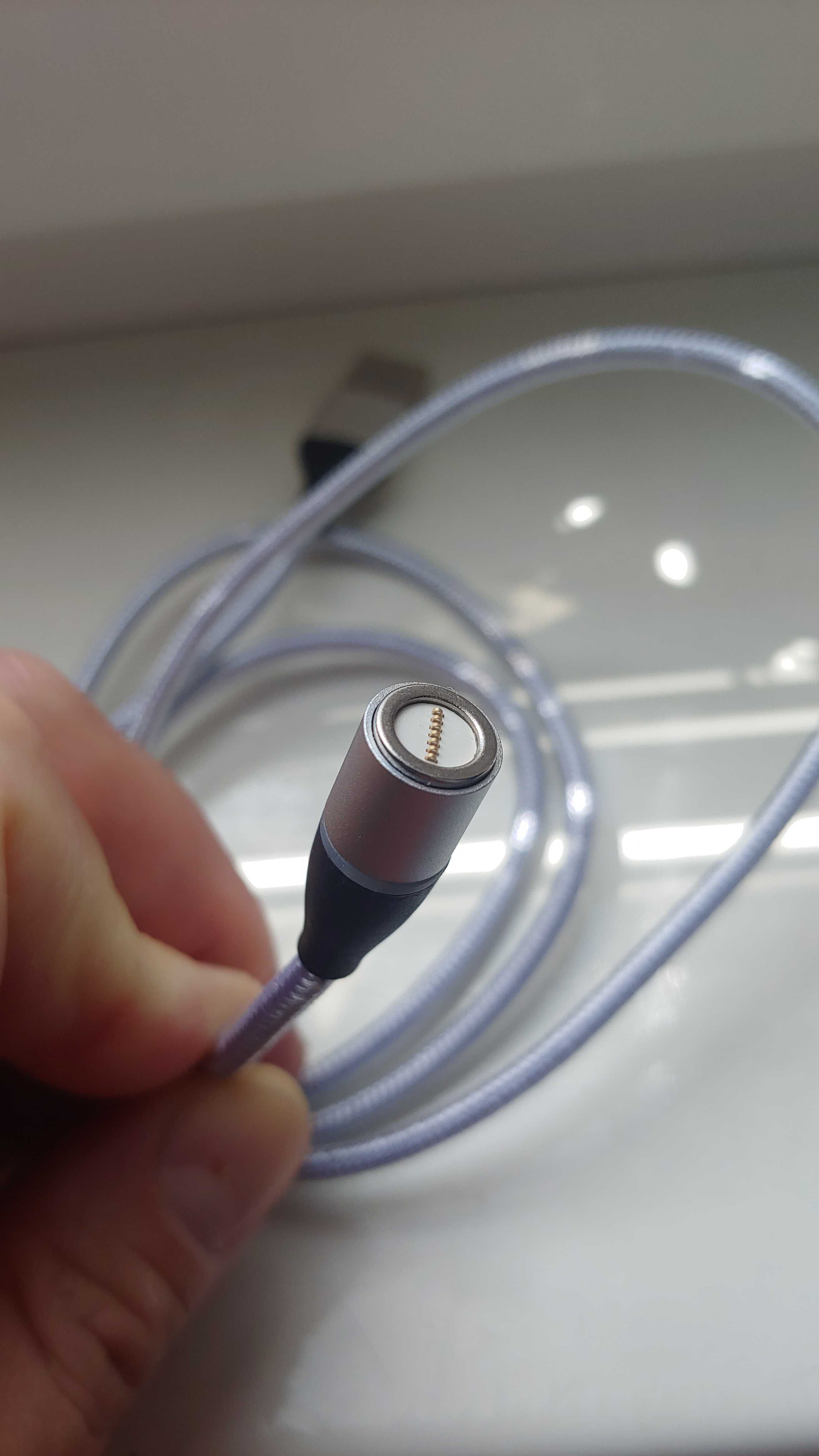 Кабель Зарядный 3в1 Насадки Магниты Iphone MicroUsb Type-c Новый